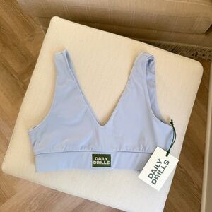 Daily Drills Light Blue Sports Bra
